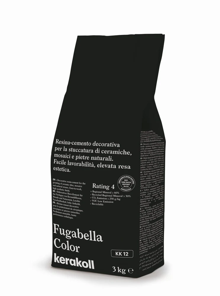 Kerakoll Fugabella Color KK 12 - Stucco per piastrelle colorato Nero
