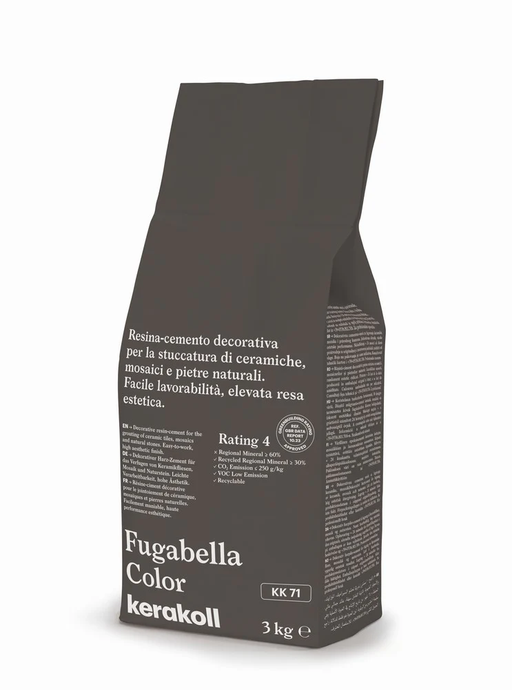 Kerakoll Fugabella Color KK 71 - Stucco per piastrelle colorato Grigio Scuro