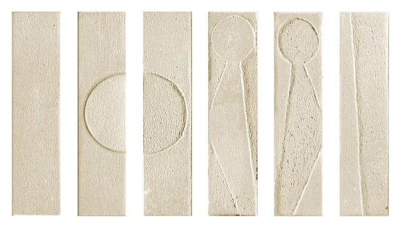 Koinè Alphabet Sabbia - Gres Porcellanato Effetto Mattoncino Etnico 4,5x18,6 - Image 2