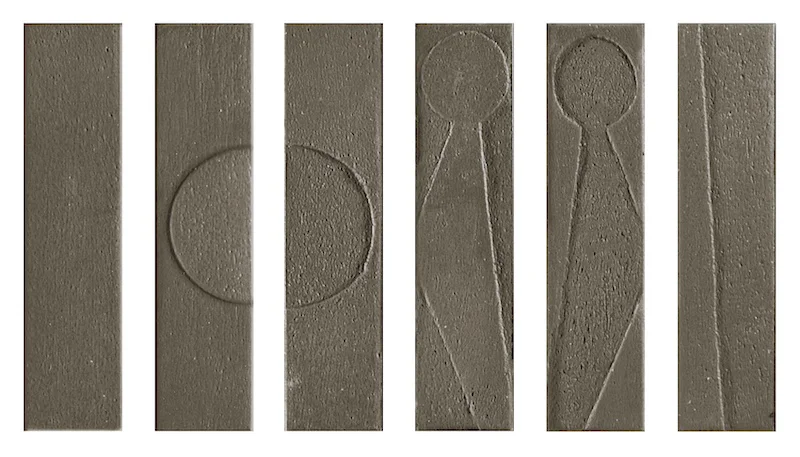 Koinè Alphabet Terra - Gres Porcellanato Effetto Mattoncino Etnico 4,5x18,6