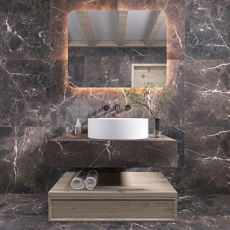 La Geoteca Negresco - Gres Porcellanato Effetto Pietra Naturale 80x80