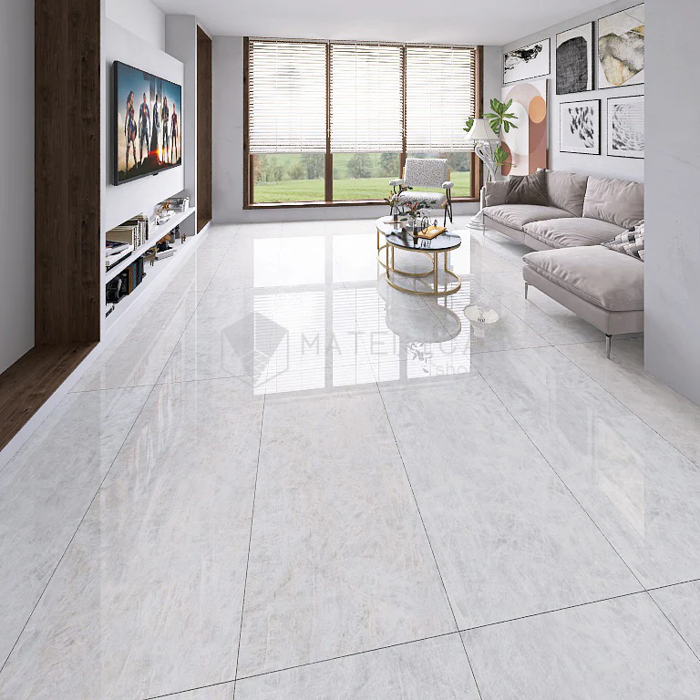 La Marmoteca Frozen Lux - Gres Porcellanato Effetto Marmo lucido 60x120