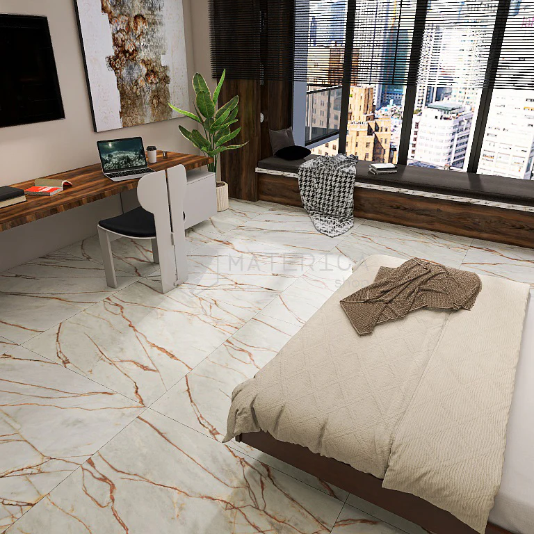 La Marmoteca Grey Wonder Soft3D - Gres Porcellanato Effetto Marmo Opaco 120x120