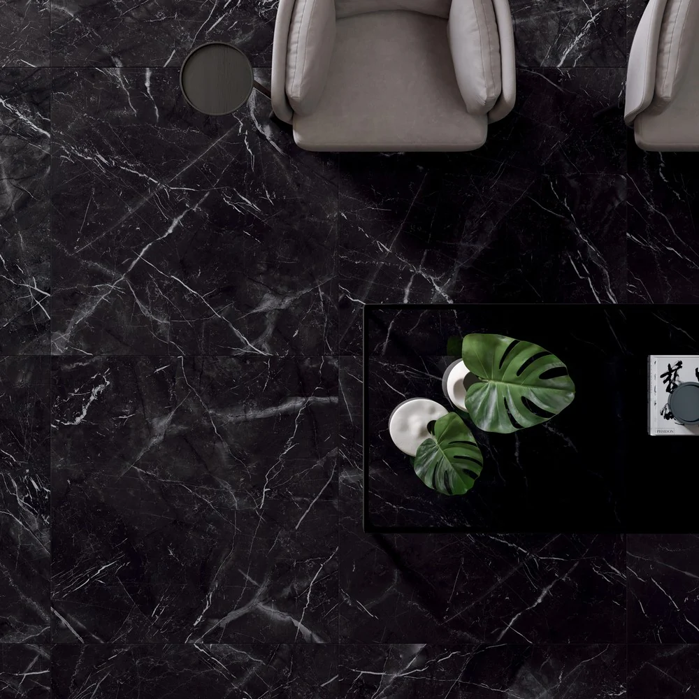 La Marmoteca Marquinia Black Nat. Ptech - Gres Effetto Marmo Opaco 60x120