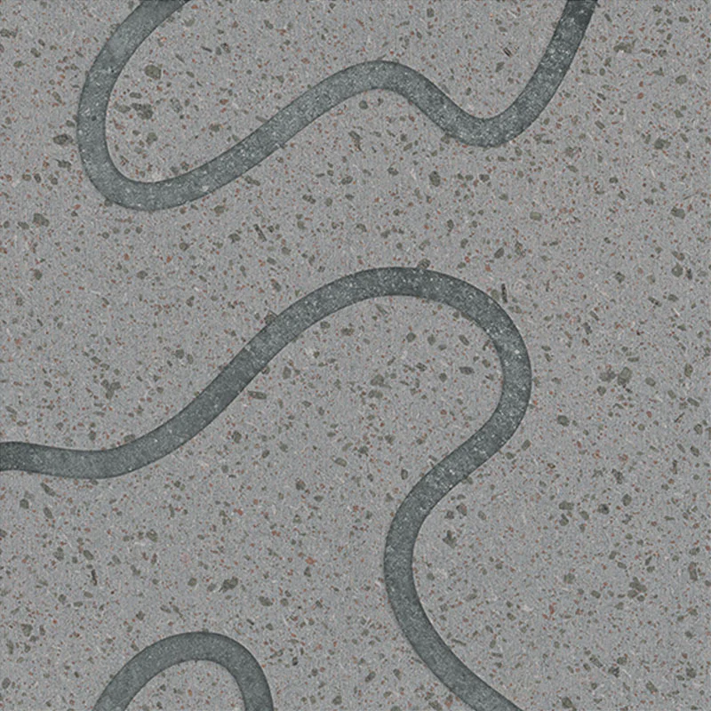 Lavica Stromboli Grey - Gres effetto pietra decorato astratto 20x20 rettificato - Image 4
