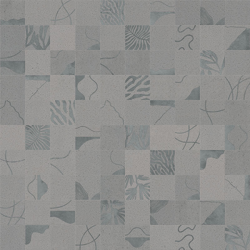 Lavica Stromboli Grey - Gres effetto pietra decorato astratto 20x20 rettificato - Image 7