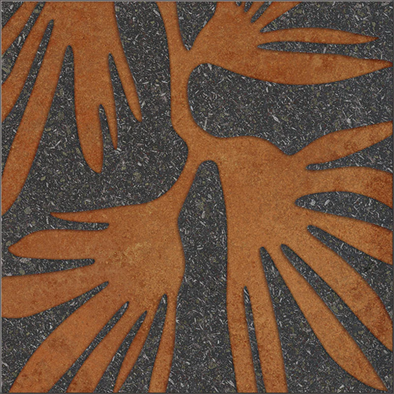 Lavica Vulcano Anthracite - Gres effetto pietra decorato astratto 20x20 rettificato - Image 2