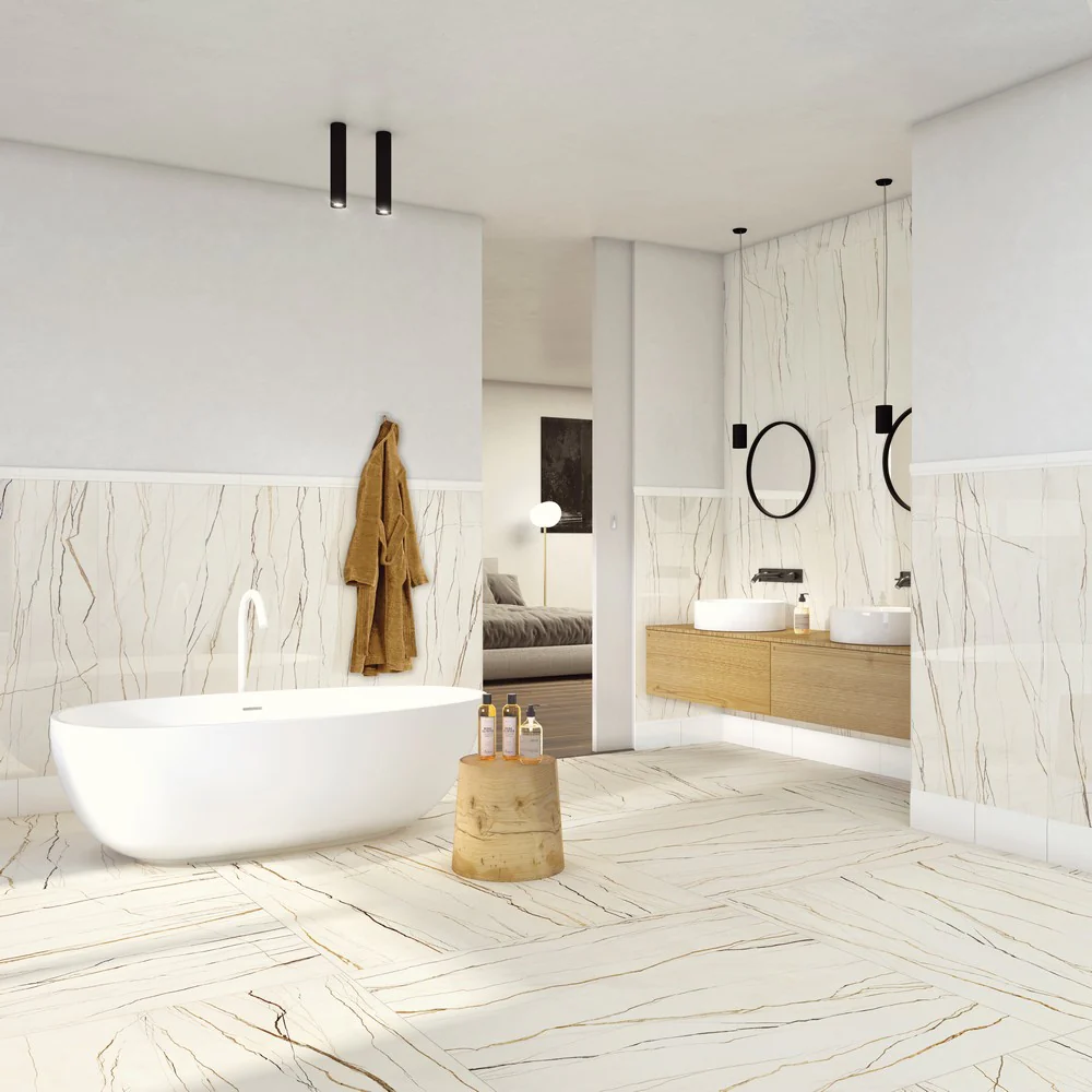 Lichen Rainforest Lappato - Gres porcellanato 60x120 Lucido