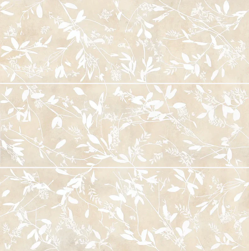 Lime Decoro 3D Lacy Sand - Rivestimento Decorato Floreale 25x75 - Image 2