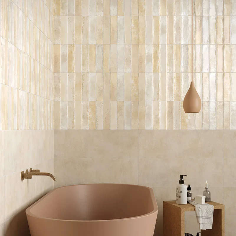 Lime Sand - Rivestimento Ceramico Effetto Resina 25x75