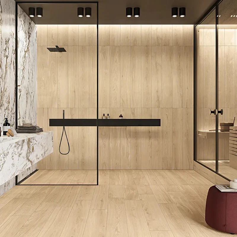 Lineo Sand - Gres Porcellanato Effetto Legno 20x120 Rettificato