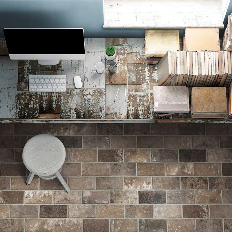 London Brown - Gres Effetto Mattone Faccia a Vista 13x25
