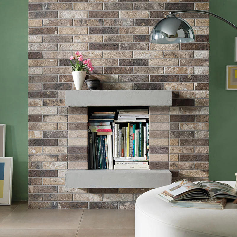 London Brown - Gres Effetto Mattone Faccia a Vista 6x25