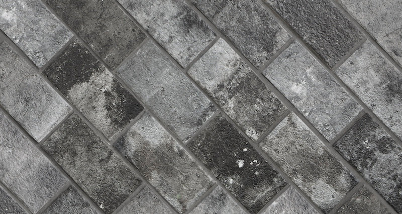 London Charcoal - Gres Effetto Mattone Faccia a Vista 13x25