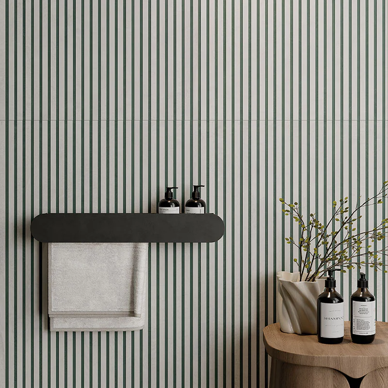 Ludo Nova 3D Avorio Giada - Rivestimento Cannettato dai Colori Pastello 60x120 rettificato