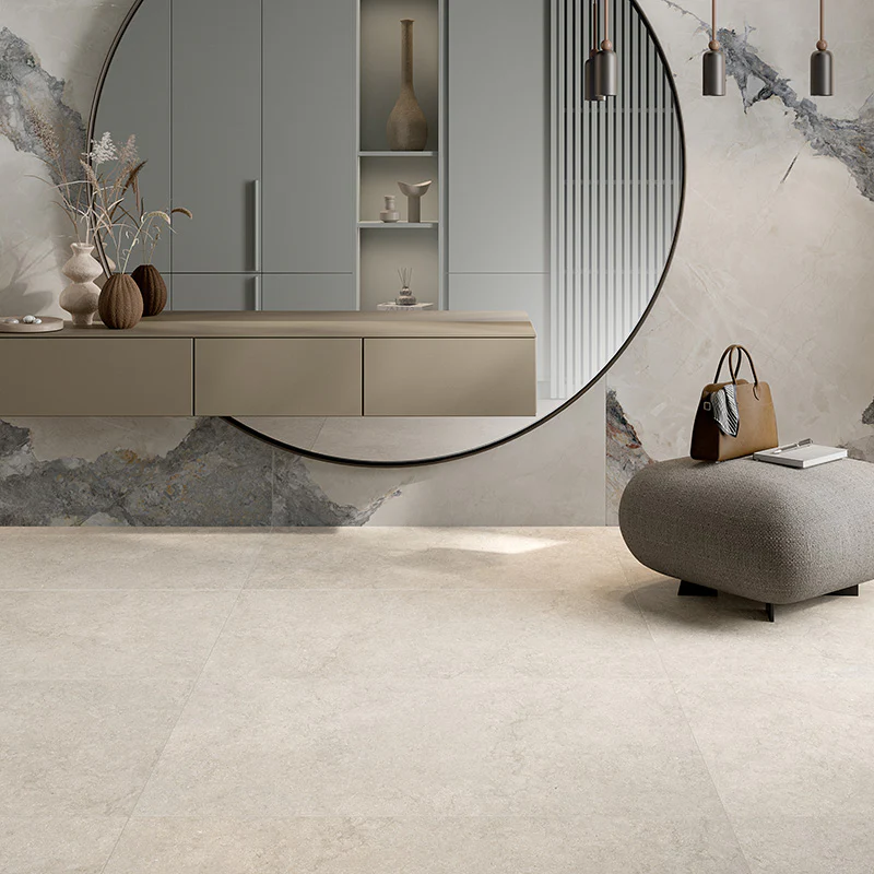 Lutezia Grey - Gres Effetto Pietra Opaco 60x60 Rettificato