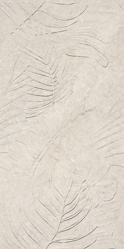 Lutezia Senna Grey - Gres Decorato Floreale a Rilievo 60x120 Rettificato - Image 2