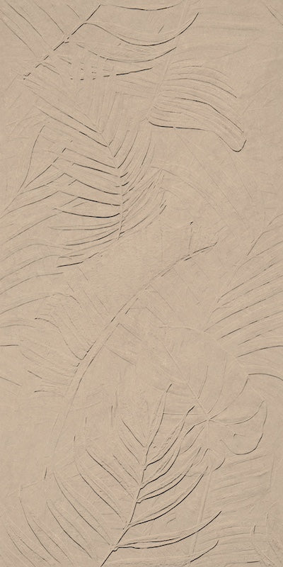 Lutezia Senna Taupe - Gres Decorato Floreale a Rilievo 60x120 Rettificato - Image 2