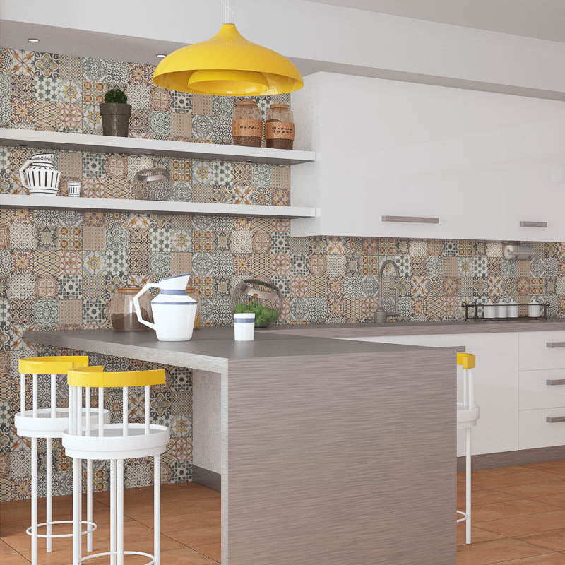 Madison County Multicolor - Rivestimento Effetto Cementine 25x60