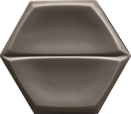 Magnolia Charcoal – Rivestimento Ceramico Esagonale Lucido 15x18