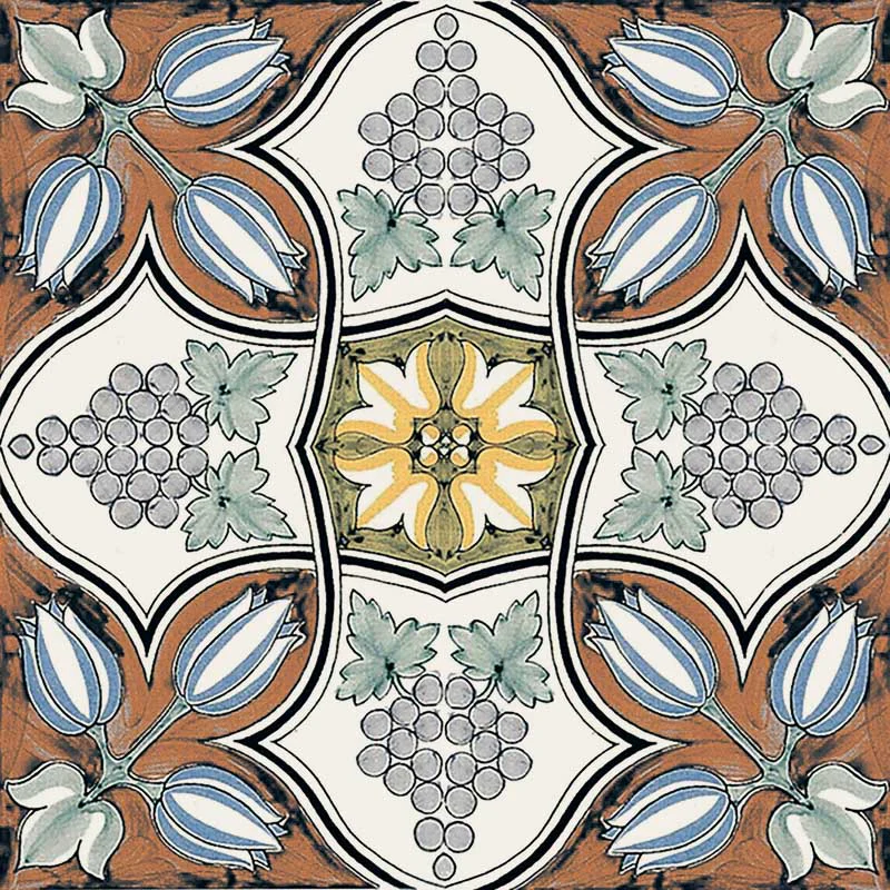 Maioliche 2 - Gres Porcellanato Decorato 15x15 Stile Vietri - Image 5