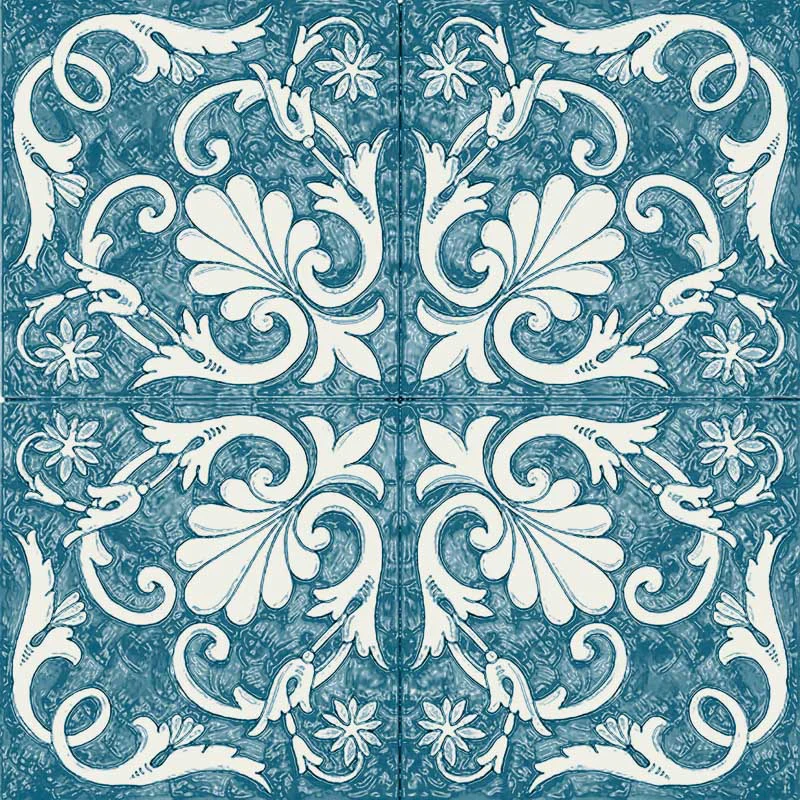 Maioliche 5 - Gres Porcellanato Decorato 15x15 Stile Vietri - Image 2