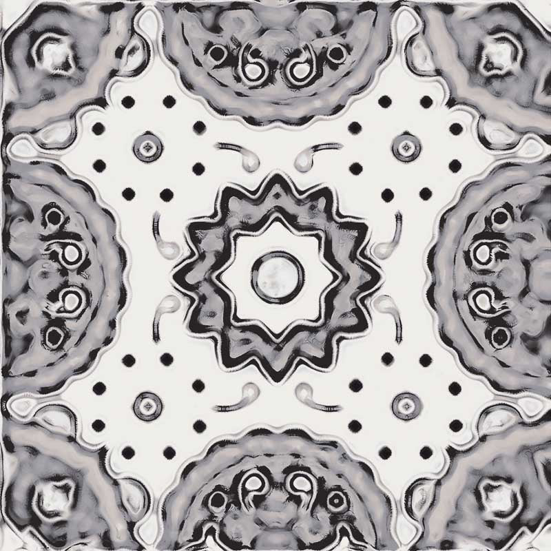 Maioliche Mix Black & White - Gres Porcellanato Decorato Misto 15x15 Stile Vietri - Image 16