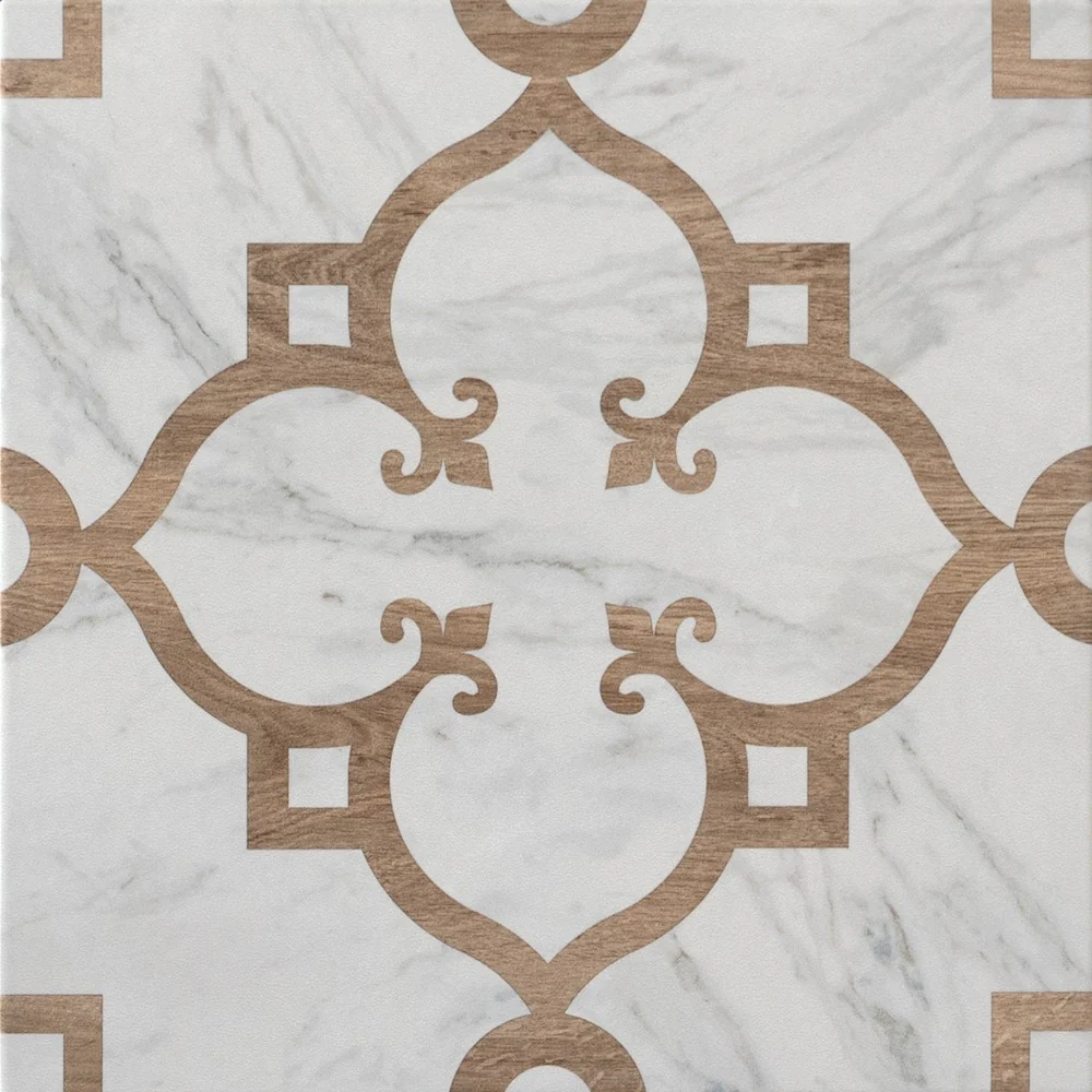 Marble & Wood Decoro 2 - Gres Porcellanato 25x25 - Image 4
