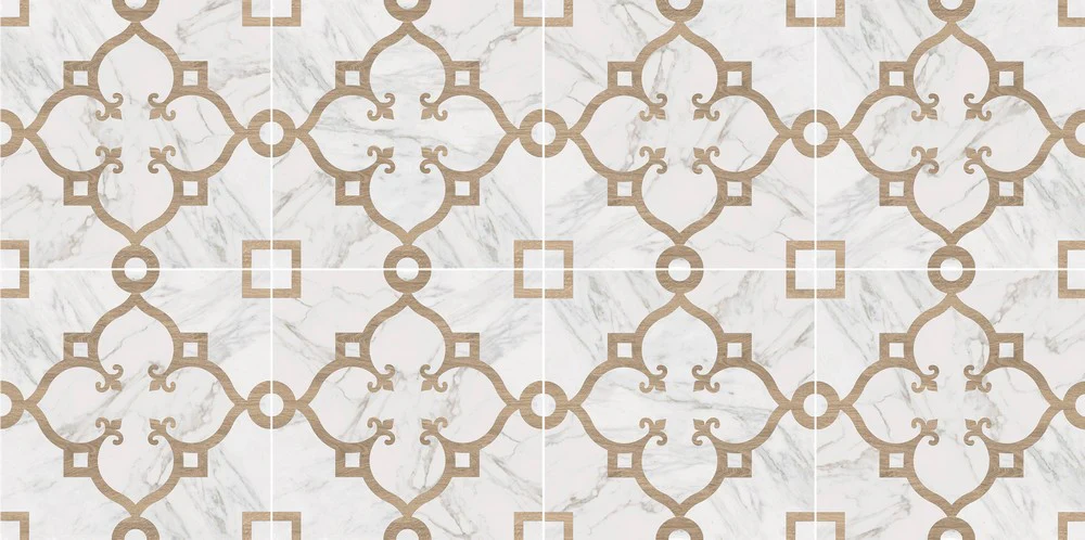 Marble & Wood Decoro 2 - Gres Porcellanato 25x25 - Image 5