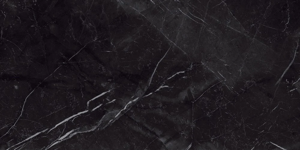 Marquinia Black Lux - Gres Porcellanato Effetto Marmo lucido 60x120 - Image 3