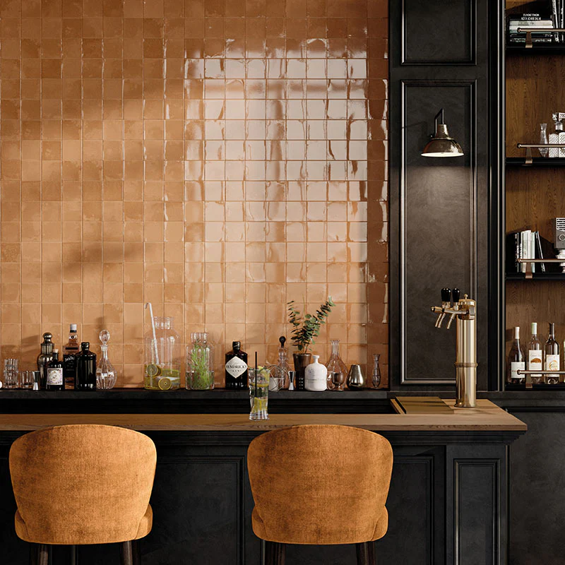 Marrakech Copper - Piastrella in Gres Porcellanato Lucido 10x10
