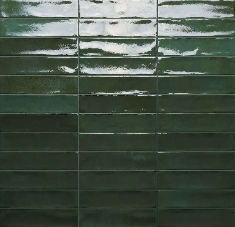 Marrakech Green - Gres Effetto Mattoncino Lucido 5x20 - Image 3