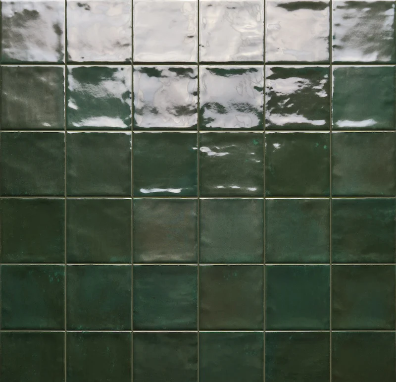 Marrakech Green - Piastrella in Gres Porcellanato Lucido 10x10