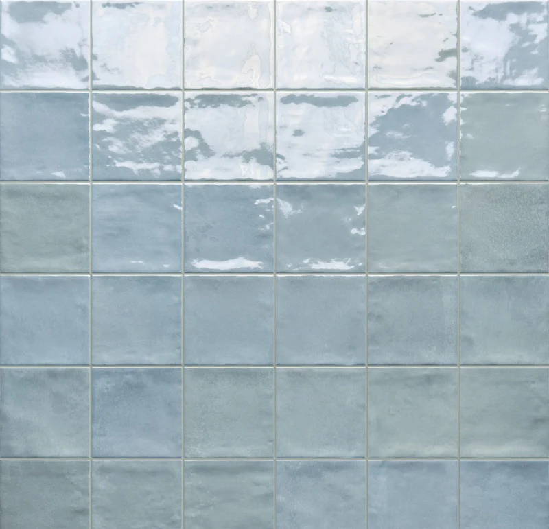 Marrakech Light Blue -Piastrella in Gres Porcellanato Lucido 10x10