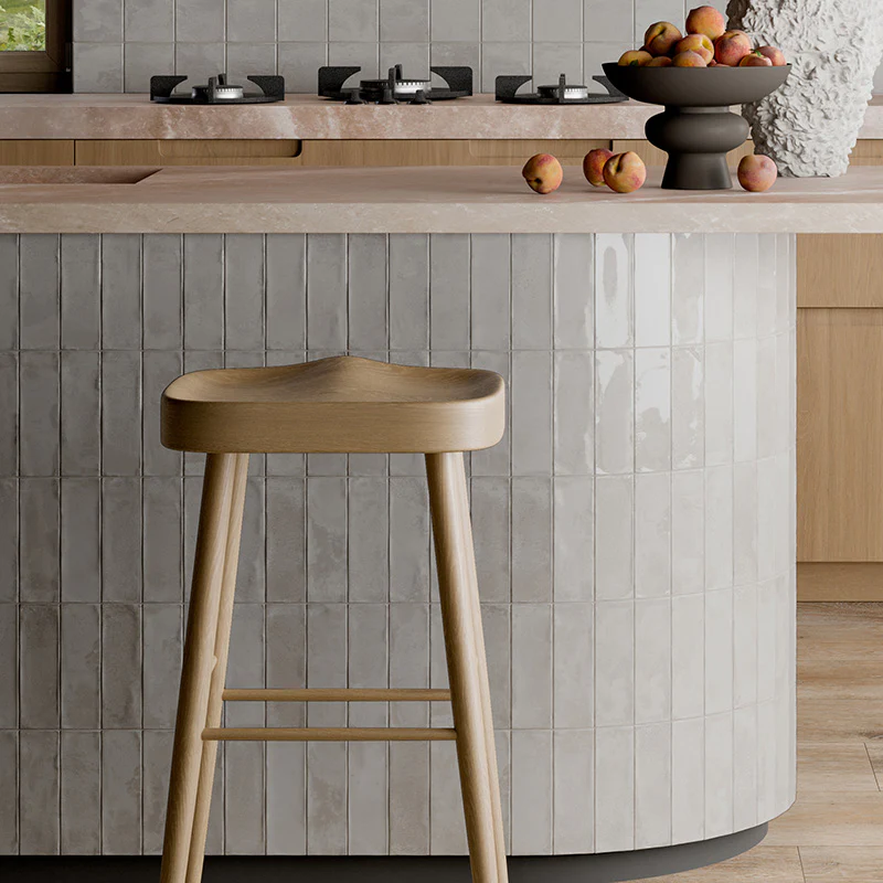 Marrakech Light Grey - Gres Effetto Mattoncino Lucido 5x20