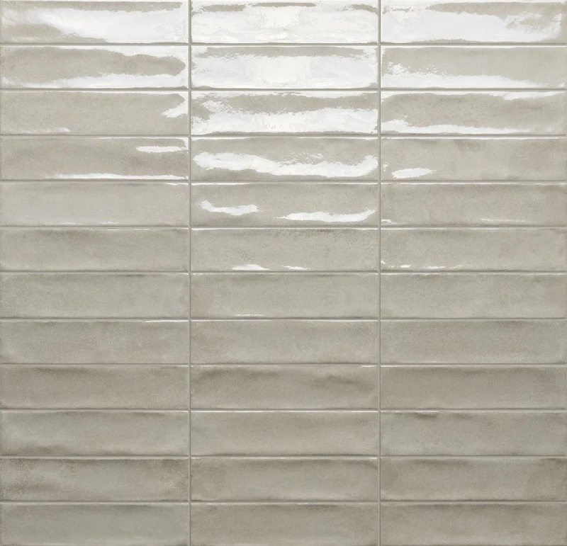 Marrakech Light Grey - Gres Effetto Mattoncino Lucido 5x20 - Image 3