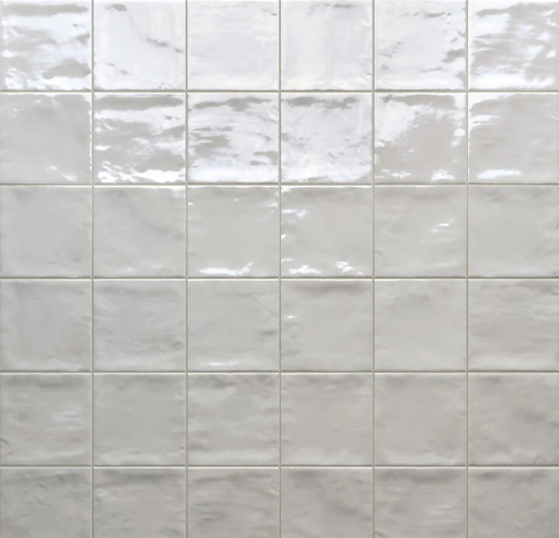 Marrakech Total White - Piastrella in Gres Porcellanato Lucido 10x10