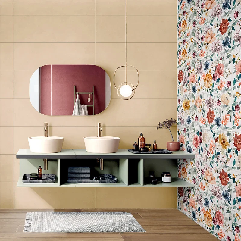 Medley Pop - Rivestimento Decorato Floreale Opaco 25x75 - Image 4