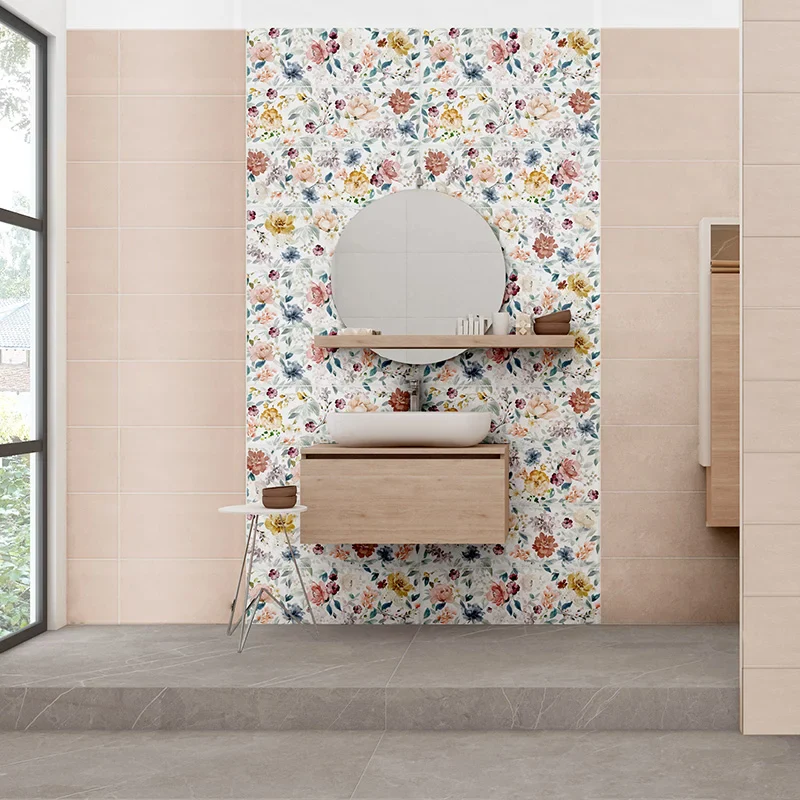 Medley Pop - Rivestimento Decorato Floreale Opaco 25x75 - Image 5