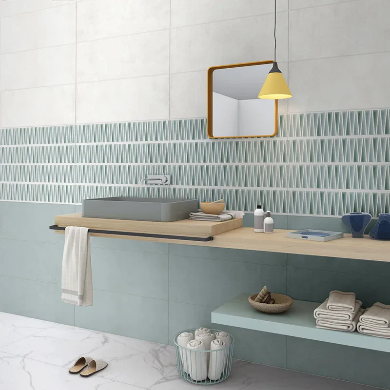 Medley Rock Cold - Rivestimento Decorato Geometrico Opaco 25x75 - Image 4