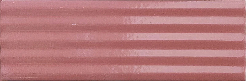 Mini Coral Stripes Glossy - Gres Effetto Mattoncino Rigato Lucido 5x15 - Image 2