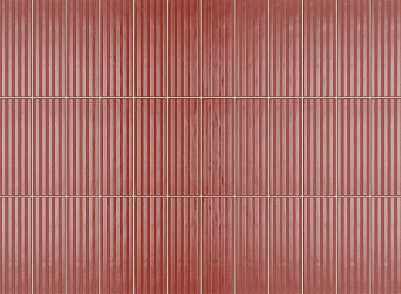 Mini Coral Stripes Glossy - Gres Effetto Mattoncino Rigato Lucido 5x15 - Image 3