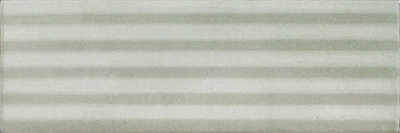 Mini Mint Stripes Glossy - Gres Effetto Mattoncino Rigato Lucido 5x15 - Image 2