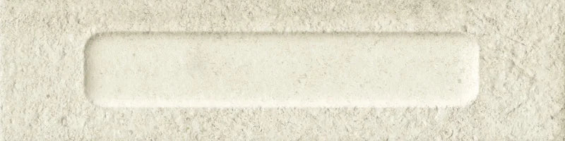Miniature Fornace Formella Bianco Minerale - Gres Effetto Mattoncino Rigato 6x24 - Image 2