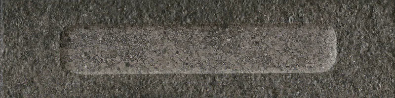 Miniature Fornace Formella Nero Fumo - Gres Effetto Mattoncino Rigato 6x24 - Image 3