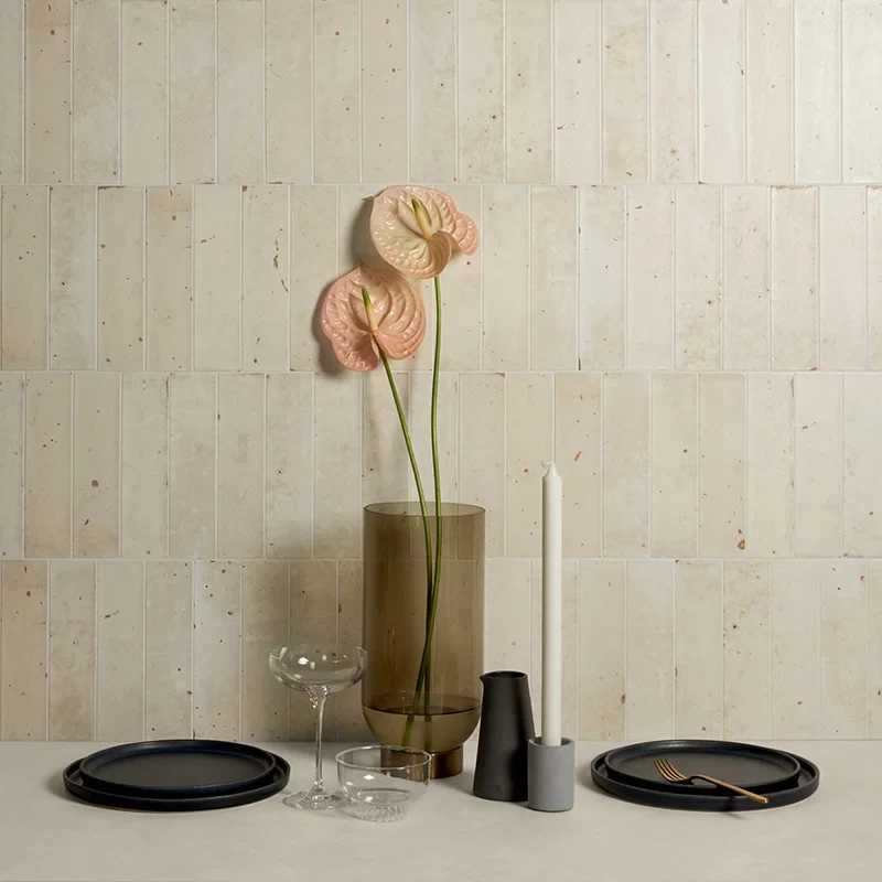 Miniature Fregio Bianco Naturale - Gres Effetto Mattoncino 6x24 - Image 6