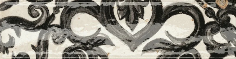 Miniature Fregio Nero Maiolica - Gres Effetto Mattoncino 6x24 - Image 2