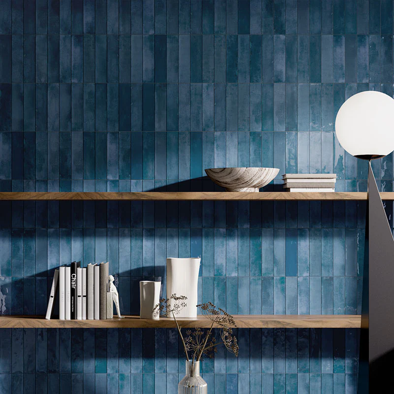 Mojave Blu - Gres Effetto Mattoncino Lucido 6x25 - Image 4