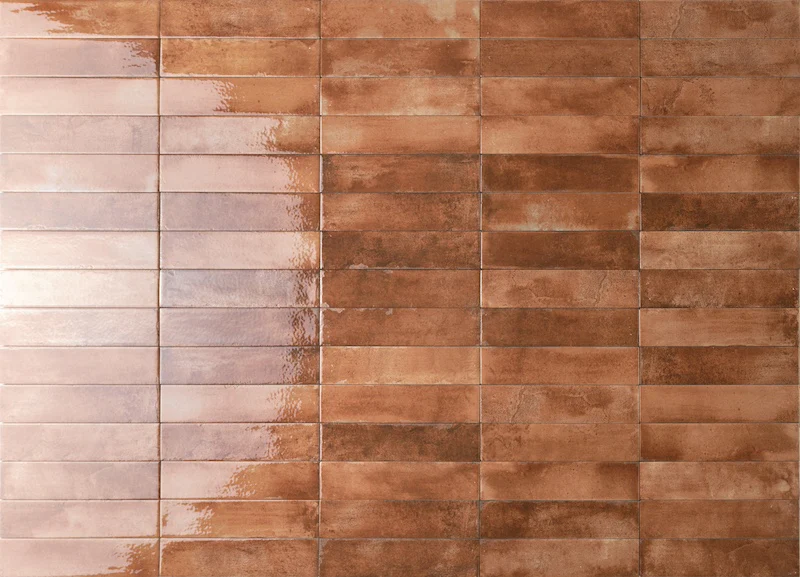 Mojave Cotto - Gres Effetto Mattoncino Lucido 6x25 - Image 3