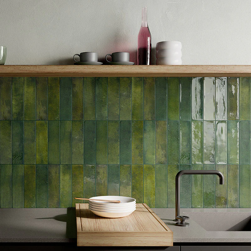 Mojave Green - Gres Effetto Mattoncino Lucido 6x25 - Image 4